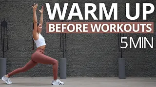 WARM UP EXERCISES BEFORE WORKOUT | Full Body Warm Up Routine | 5 Min | Beginner Friendly | No Jumps