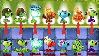 Pvz 2 Discovery - All Peashooters Level 1 Power Up & Max Level Challenge - Plant Vs Plant