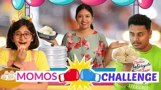 MOMOS EATING Challenge | Hot & Spicy | CookWithNisha