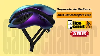 Capacete de Ciclismo Abus Gamechanger Fli flop Roxo