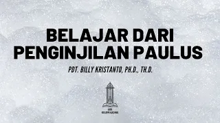 Pdt. Billy Kristanto - Belajar dari Penginjilan Paulus - GRII KG