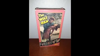 Opening & Closing to The Wolf Man (1941) 1987 VHS