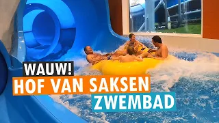 ZWEMBAD VAN HOF VAN SAKSEN 🤩 "WAUW!" 💚 PARKVAKANTIES