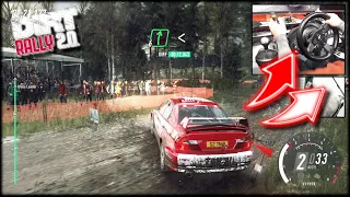 Mitsubishi Lancer Evo VI Gr. A Livery mod Finland Wet and Dry / Thrustmaster T300RS DiRT Rally 2.0