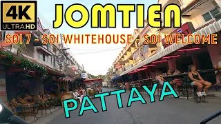 Jomtien Beach Road Soi 7   Soi Whitehouse   Soi Welcome   Pattaya Thailand February 2023 Part 2