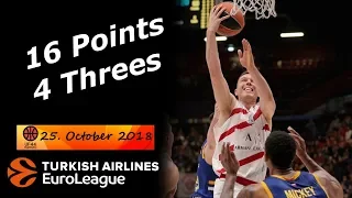 Dairis Bertans Full Highlights 25.10.2018 AX Milan vs Khimki - 16 Pts! | UF44 Highlights