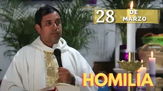 EVANGELIO DE HOY jueves 28 de marzo del 2024 - Padre Arturo Cornejo