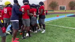 Shilo Sanders gets into a lil scuffle at practice after Hitsticking a receiver