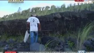 Iskulturang hango sa lava ng Mt. Mayon, obra ng mag-asawang Bicolano