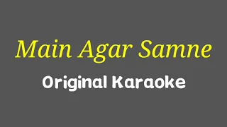 Main Agar Samne Original Karaoke | Raaz | Abhijeet | Alka Yagnik