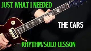 how to play "Just What I Needed" on guitar by The Cars | rhythm and solo | LESSON