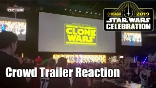 The Clone Wars Final Season Trailer - Crowd Reaction - #SWCC