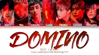 WAYV Domino Lyrics (威神V 多米诺 가사) (color coded lyrics)