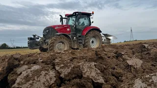 BACK PLOUGHING AFTER A MONTH OF RAIN!