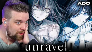 ADO - 『unravel』 Tokyo Ghoul OP Cover | REACTION