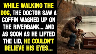 While walking his dog, the doctor came across a strange find. And as soon as he lifted the lid