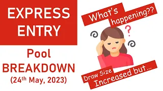 EXPRESS ENTRY Pool Breakdown 24th May...Impact Of The LATEST EXPRESS ENTRY DRAW!!