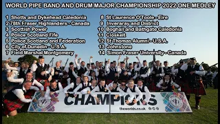 The World Pipe Band Championships 2022 - All Grade 1 Medleys