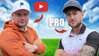 Golf Challenge: Pro Golfer vs. YouTuber - 9 Hole Battle!