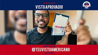 VISTO AMERICANO APROVADO EM LISBOA - PORTUGAL | ANDERSON RODRIGUES  | ASSESSORIA TEU VISTO AMERICANO