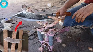 Knife Making-The Most Powerful And Strongest Knife Making Process.