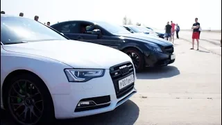 Вечность... Audi S5 360 Hp+ vs Mercedes CLS 63 S AMG 575 Hp vs BMW X5M 710+ Hp