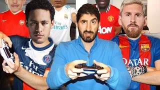 PLAYING FIFA 18 WITH FOOTBALLERS ft. Neymar, Ronaldo, Messi, Pogba, Sanchez | Footy Friends