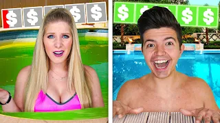 WORST Vacation vs BEST Vacation Challenge! *$20,000*