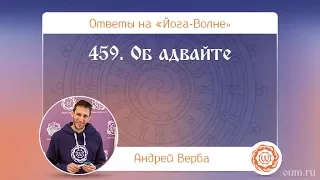 459. Об адвайте. А.Верба. Ответы на «Йога-Волне»