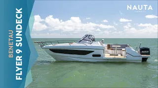 Beneteau Flyer 9 Sundeck - World Premiere -  exterior and cabin tour