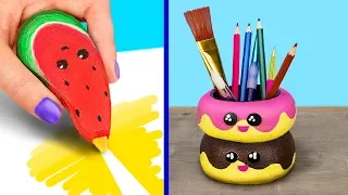 13 Pomysłów DIY na Przybory Do Szkoły w Stylu Kawaii