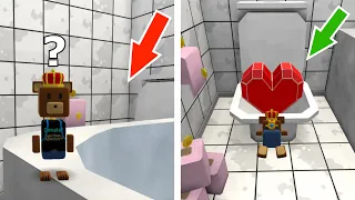 The Real Big Heart in the Toilet! Super Bear Adventure Gameplay Walkthrough!