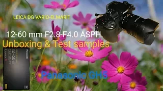 Leica DG VARIO-ELMARIT 12-60mm f2.8-f4.0 unboxing & sample tests on Panasonic GH5