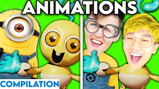 ANIMATIONS WITH ZERO BUDGET! (POPPY PLAYTIME CHAPTER 2, MINIONS, MINECRAFT, TALKING ANGELA & MORE!)