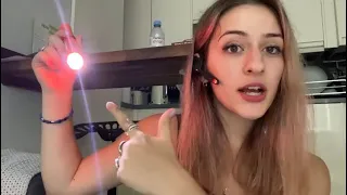 UNPREDICTABLE ASMR: with medical elements, lights, measuring, fast whispering etc