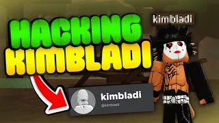 Hacking Kimbladi's ROBLOX Account... 😱 (Da Hood)