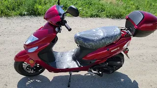 Amigo 50cc Beemer Scooter Moped In Stock Now Walkaround And Test Drive