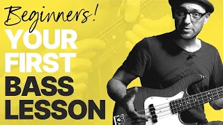 Beginner Bass Lesson (Your Very First Steps)