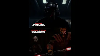 Kylo Ren (Lore Accurate) vs Ventress & Savage #starwars #edit #vs #vsedit #debate #viral #shorts #fy