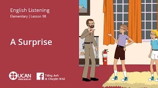 Learn English Via Listening | Beginner - Lesson 98. A Surprise