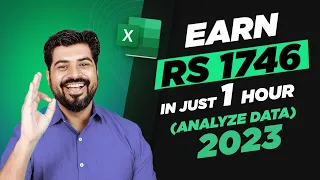 Top Excel trick to earn Rs. 1746 in just 1 hr. (Analyze Data) 🚀