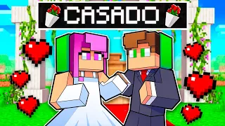 CADRES SE CASOU NO MINECRAFT