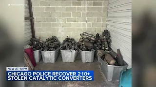 Over 200 catalytic converters found in Humboldt Park; 2 arrested