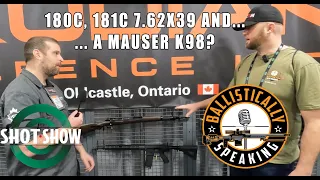 CANADA FIRST: Kodiak Defence at ShotShow 2023 WK180c Gen 2 181C 7.62x39 K9 9mm PCC and a K98 Mauser?