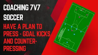 Ep.11 - Learning to Press in 7v7 Soccer - Goal kicks, distributions, and counter-pressing.