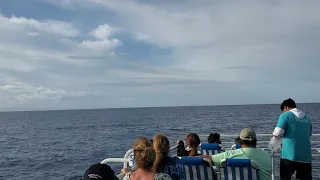 Big Boat Quicksilver on our way to Lanai to snorkel, Maui