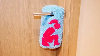 Tufting a Pooping Sign Rug