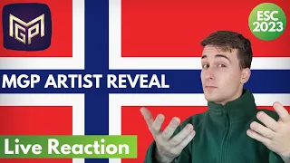 MGP 2023 Artist Release LIVE Reaction! Norway Eurovision 2023