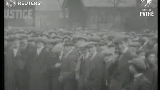 Unemployed procession at Camberwell (1920)