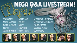 Live Q&A Livestream - ZBrush Questions Posed, Questions ANSWERED!! Also chit chat, AI debate, etc...